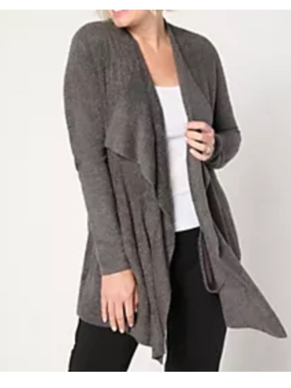 Barefoot Dreams cozychic lite island wrap cardigan size S/M